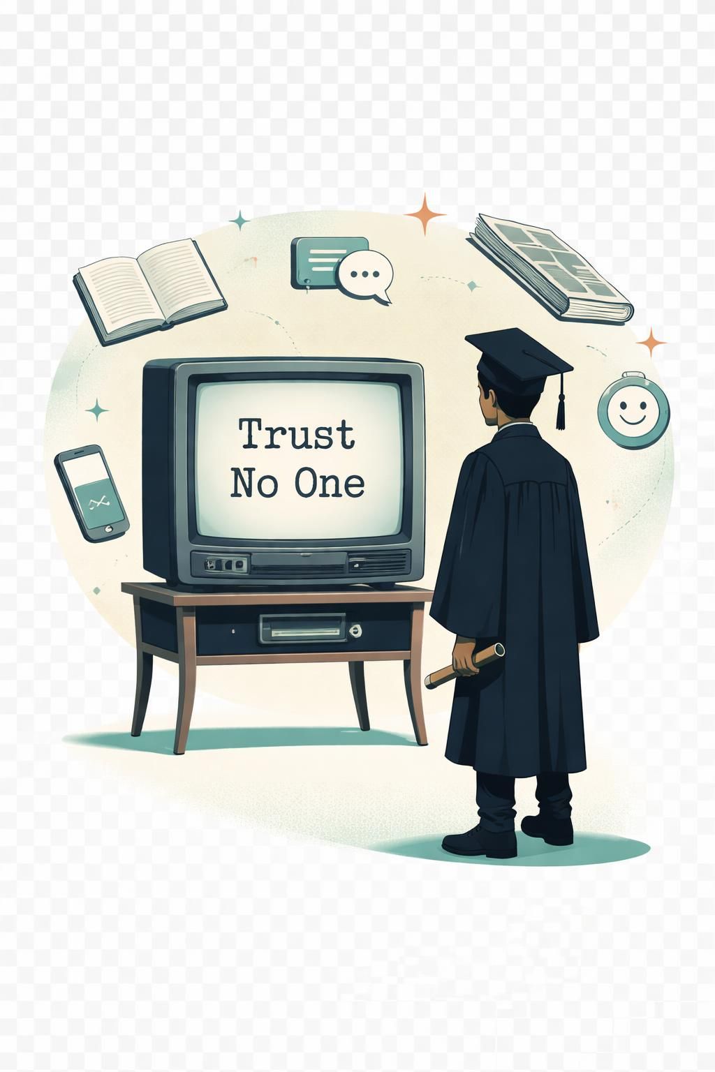 dear grads trust no one